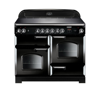 Rangemaster CLA110ECBL/C Classic 110 Ceramic Range Cooker - Black Product Image