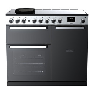 Rangemaster EDDL100EIGBLK/CM1 Edge Deluxe 100 Induction Range Cooker - Black Glass Product Image