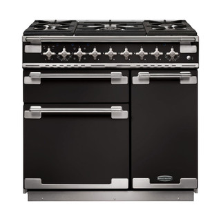 Rangemaster ELS90DFFGB/ Elise 90 Dual Fuel Range Cooker - Black Product Image