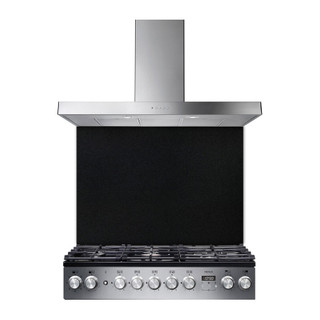 Rangemaster UNBSP90BL/ 90cm Splashback - Black Product Image