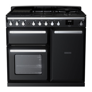 Rangemaster ESDL100DFPGBL/CM1 Estel Deluxe 100 Dual Fuel Range Cooker - Black Product Image