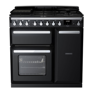Rangemaster ESDL90DFPGBL/CM1 Estel Deluxe 90 Dual Fuel Range Cooker - Black Product Image