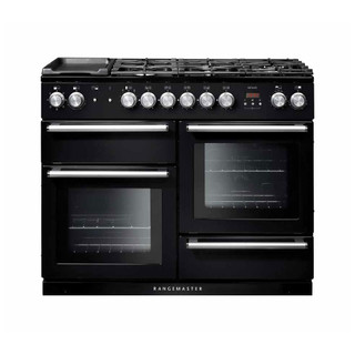 Rangemaster NEX110DFFBL/C Nexus 110 Dual Fuel Range Cooker - Black Product Image