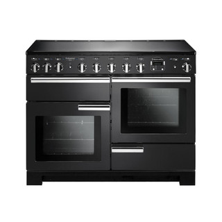 Rangemaster PDL110EICB/C Professional Deluxe 110 Induction Range Cooker - Charcoal Black Product Ima