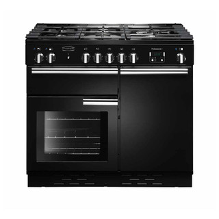 Rangemaster PROP100DFFGB/C Professional Plus 100 Dual Fuel Range Cooker - Black Product Image