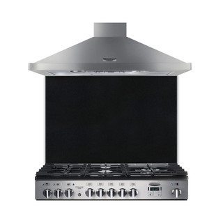 Rangemaster UNBSP100BL/ 100cm Splashback - Black Product Image