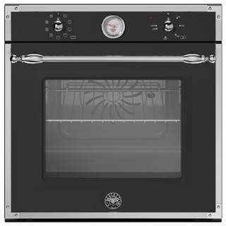 Bertazzoni F609HEREKTNE Built In 60cm Heritage Series 9 Function Oven with Temperature Gauge - Matt 
