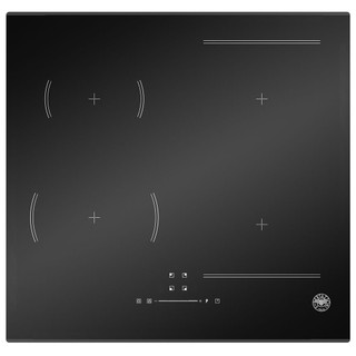 Bertazzoni P604I1B26NVS 60cm Bridge Induction Hob with 4 Zones - Black Product Image