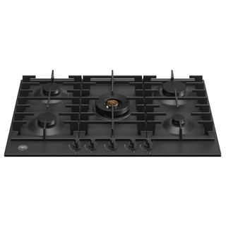 Bertazzoni P755CMODNE 75cm Modern Series 5 Burner Gas Hob with Wok Burner - Matt Black Product Image