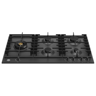 Bertazzoni P905LMODNE 90cm Modern Series 5 Burner Gas Hob with Wok Burner - Matt Black Product Image
