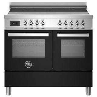 Bertazzoni PRO105I2ENET 100cm Professional Induction Double Oven Range Cooker - Black Product Image