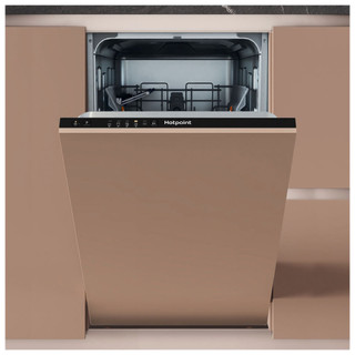 Hotpoint HP2IE10CS80UK 45cm Slimline Integrated 10 Place Dishwasher - Black Product Image