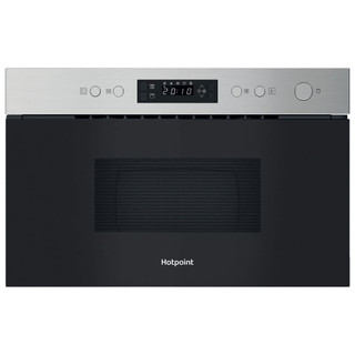 Hotpoint HPMK12CXUK Built In 22L 750W Microwave & 700W Grill - Stainless Steel Product Image