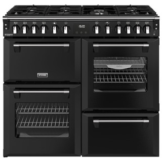 Stoves 444411871 Richmond Deluxe 100DF 100cm Dual Fuel Range Cooker - Black Product Image