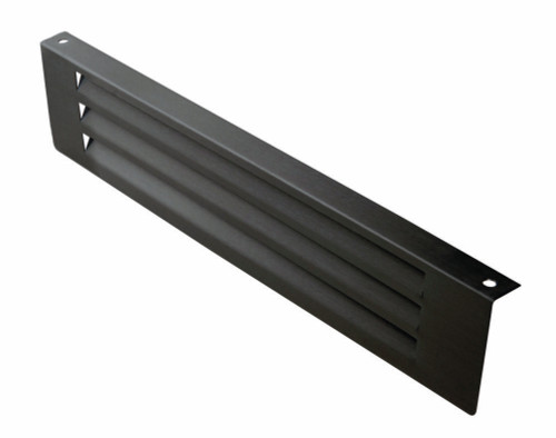 Caple, GRILL/SENSE3/GM, Universal Inset Plinth Grille 230mm Wide in Gunmetal Main Image