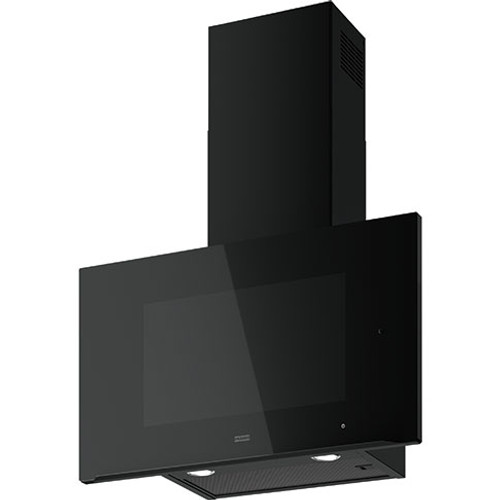 Franke, 330.0657.269, 80cm AQ Sense Vertical Chimney Hood with Monitor Screen in Black Main Image