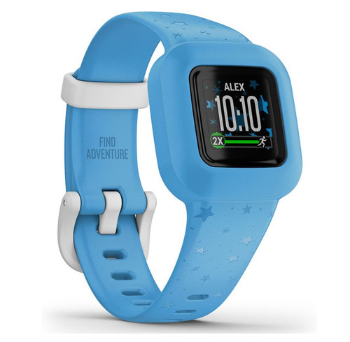 Garmin, VIVOFIT JR 3, Kids Activity Tracker - Blue Stars