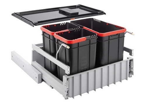 Franke, 121.0150.146, Waste Sorter Bin in Black Main Image