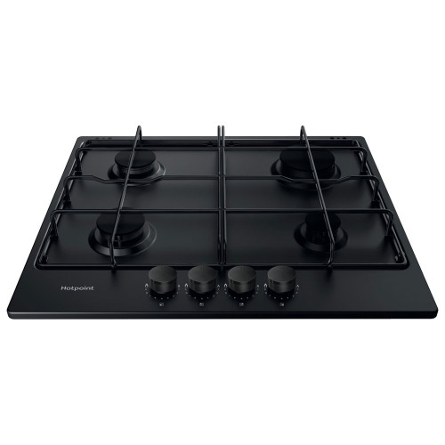 Hotpoint PPH60PFNB 60cm 4 Burner Gas Hob - Black Main Image