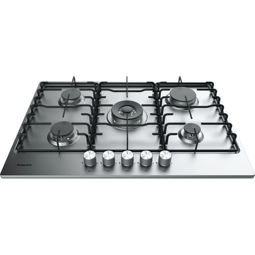 Hotpoint PPH75PDFIXUK 75cm 5 Burner Gas Hob - Stainless Steel Main Image