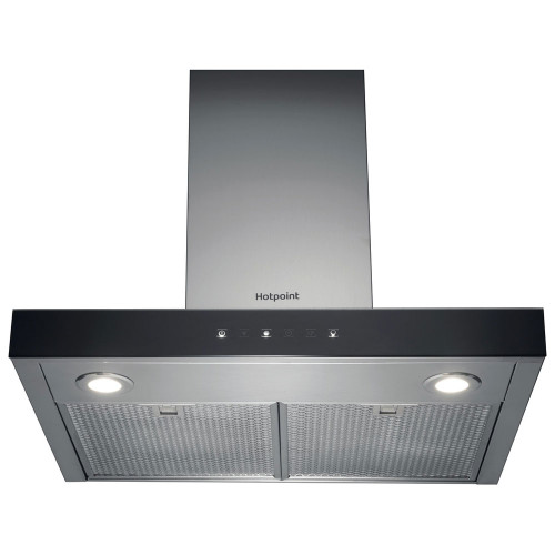 Hotpoint PHBS6.8FLTIX1 70cm Cooker Hood - Black Main Image