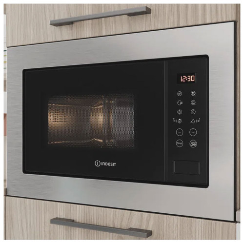 Indesit MWI125GXUK 25L Built In Microwave Oven and Grill Appliance House