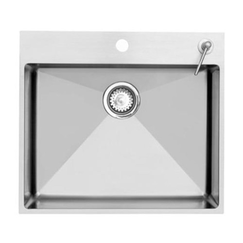 iivela TOVEL50TL Inset / Undermount Stainless Steel Sink with Waste - Stainless Steel 7123 Main Imag
