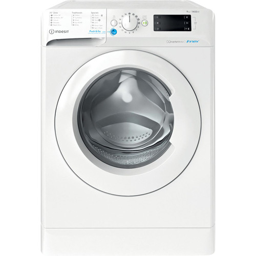 Indesit BWE91496XWUKN Freestanding Washing Machine 9kg 1400rpm - White Main Image