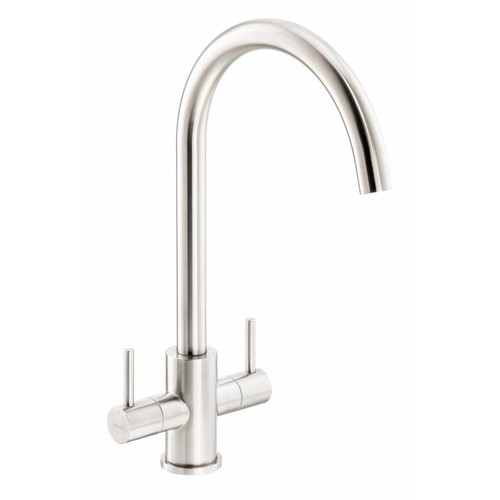 Abode AT2177 Focal Monobloc Kitchen Tap - Stainless Steel Main Image