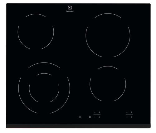 Electrolux EHF6241FOK 56cm Touch Control Electric Hob - Black Main Image