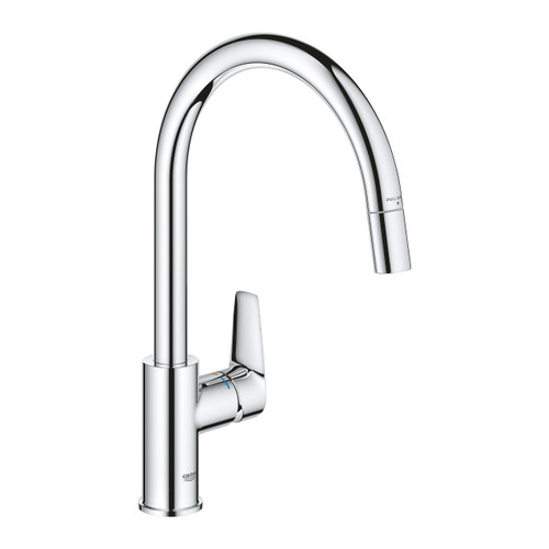 Grohe 30553000 Start Edge Single Lever Sink Mixer - Chrome Main Image