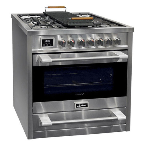 Kaiser HGE93505R Avantgarde Pro 90cm Dual Fuel Range Cooker - Stainless Steel Main Image