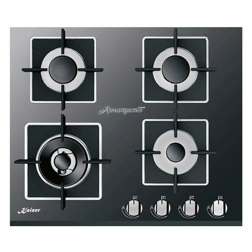 Kaiser KCG6382Turbo Avantgarde Pro Turbo Gas Hob - Black Main Image