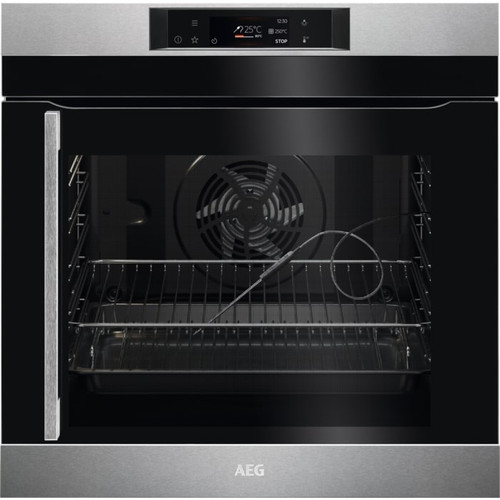 AEG BPK742R81M 8000 Series 72L Stainless Steel Assistedcooking Oven with Pyrolytic Cleaning Right Ha