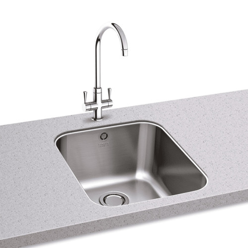 Carron Phoenix IBIS100U Ibis Undermount 100 Kitchen Sink - Stainless Steel Main Image