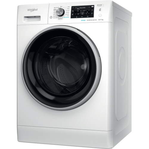 Whirlpool FFWDD1074269BSVUK 10+7kg Freestanding Washer Dryer - White Main Image
