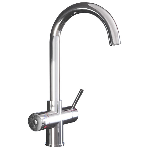 iivela BECCO/CH 4-in-1 Boiling Water Kitchen Tap with Digital Tank - Chrome 7101 Main Image