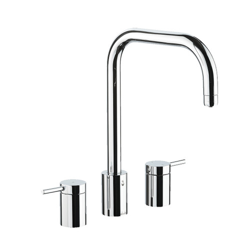 Abode PT1009-2 Pronteau Project 4 in 1 3-Part Kitchen Tap - Chrome Main Image