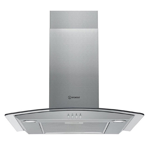 Indesit, IHGC6.5LMX, 60cm, Chimney Cooker Hood