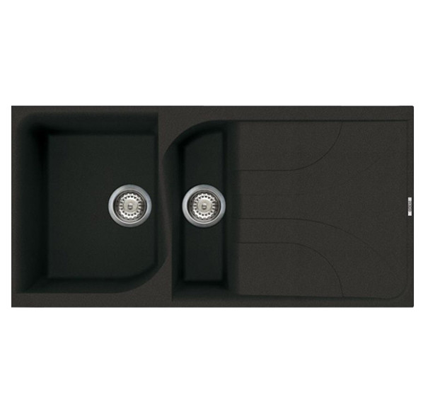 Reginox, EGO475, Granite Sink in black