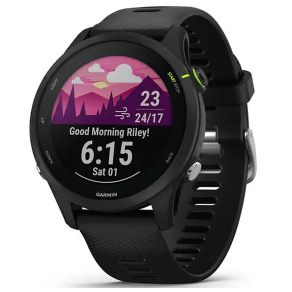 Garmin 010-02641-30 Forerunner 255 46mm Music GPS Running Smartwatch - Black Main Image