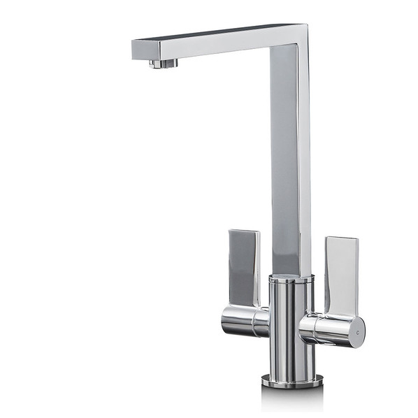iivela ELVO/CH Dual Lever Kitchen Tap - Chrome 7146 Main Image