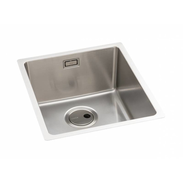 Abode AW5121 Matrix R15 1.0 Bowl 38cm Undermount Sink - Stainless Steel Main Image