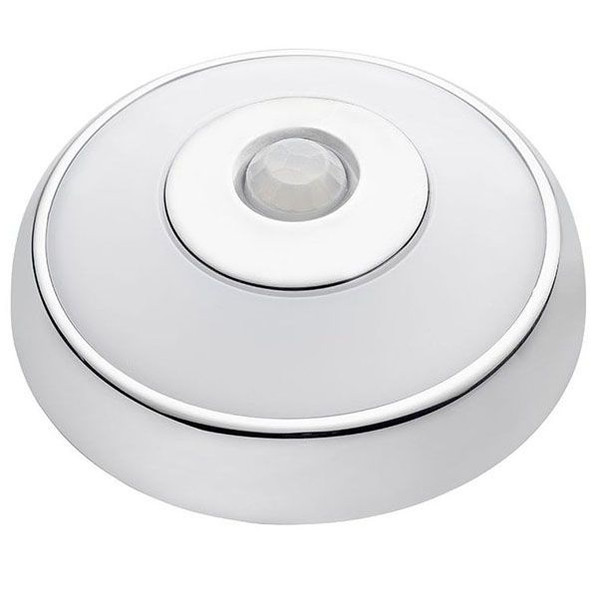 Sensio SE3391N0 Magnum Rechargeable Round Wardrobe Light Chrome - Chrome Main Image