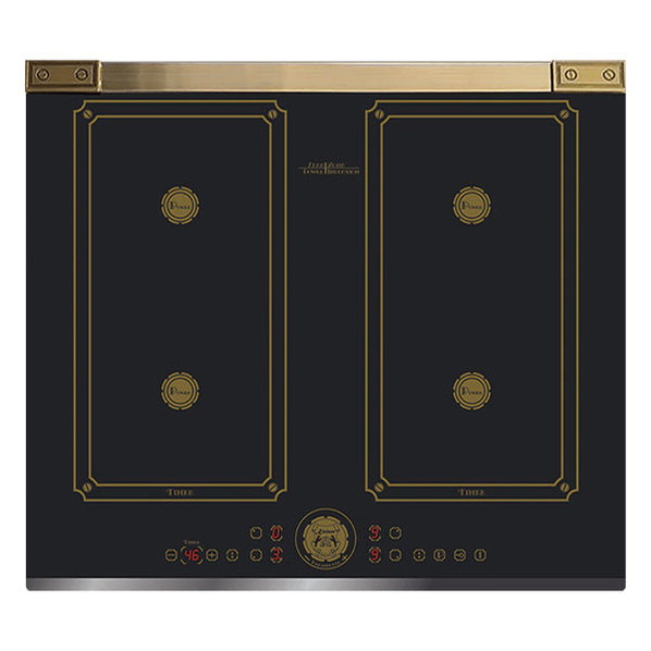 Kaiser KCT6745FIAD Art Deco 59cm Free Zone Induction Hob - Black Main Image