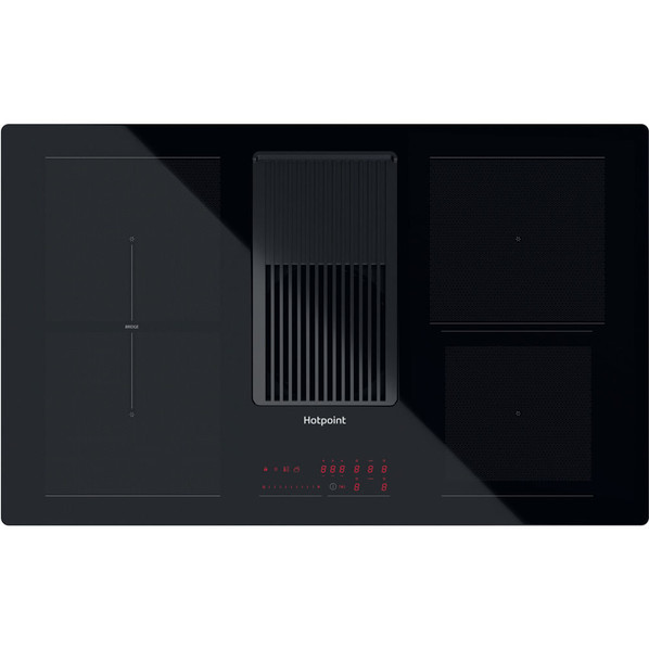 Hotpoint PVH92BK/FKIT 90cm Induction Extractor Hob - Black Main Image