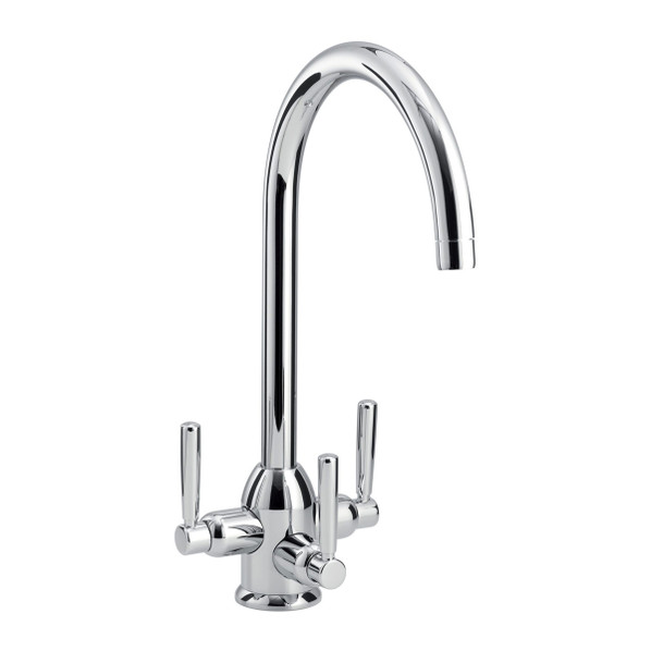Carron Phoenix 120.0193.061 Dante Tri-Pure Triple Handle Filtered Kitchen Tap - Chrome Main Image