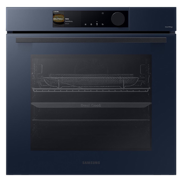 Samsung NV7B6675CAN/U4 Bespoke Series 6 Oven With Dual Cook Steam Technology - Clean Navy Main Image