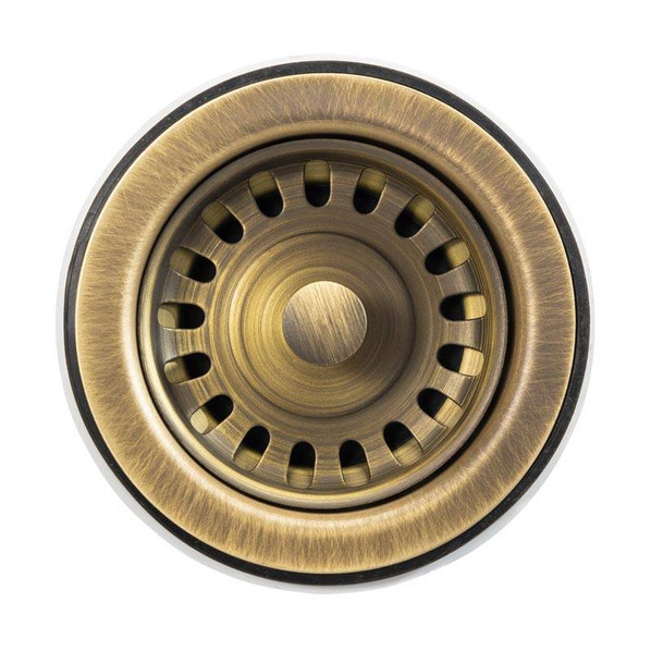 Abode AX1151 Belfast Basket Waste - Antique Brass Product Image