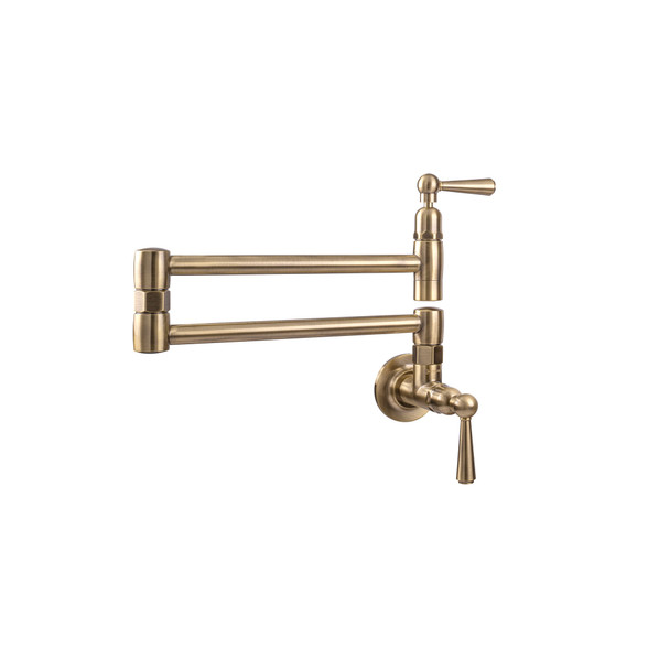 Caple BAN/AB Banwell Pot & Pan Filler Kitchen Tap - Antique Brass Product Image